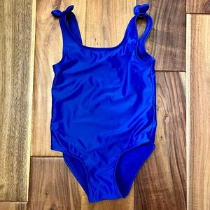 Cat & Jack Vibrant Blue Kids One Piece Swimsuit